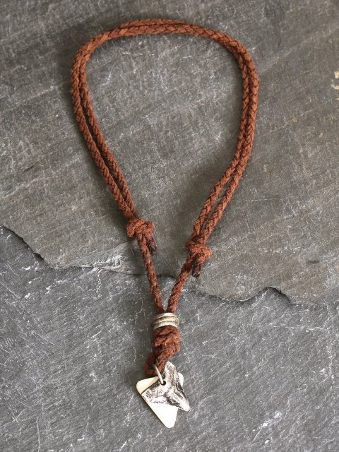 

UNKNOWN by Ayesha Men Brown Metal & Leather Neckpiece