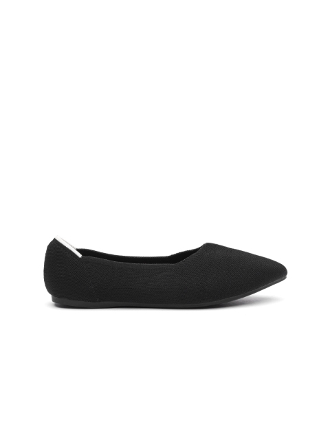

ether Women Black Solid Ballerinas