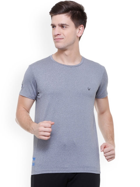 

Solly Sport Men Grey Solid Round Neck T-shirt
