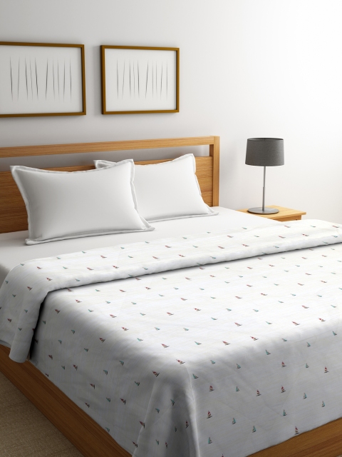

Trident Off-White Abstract Mild Winter 120 GSM Double Bed Comforter