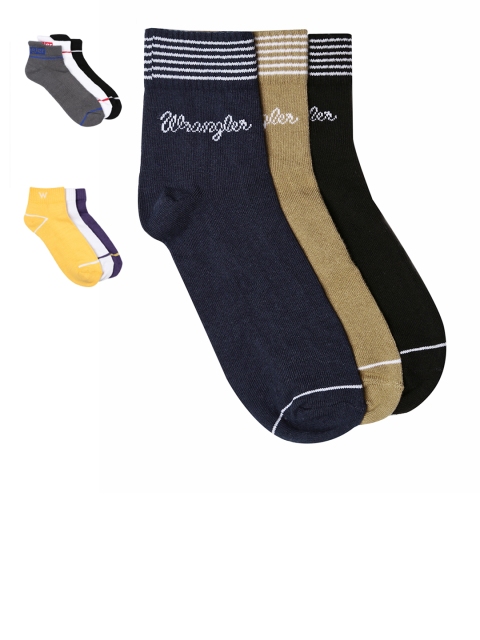 

Wrangler Men Pack Of 9 Assorted Socks, Multi