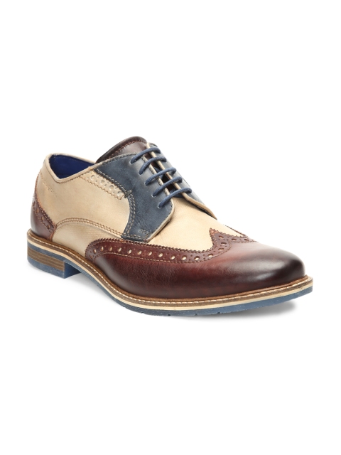 

Bugatti Men Brown Leather Semiformal Brogues
