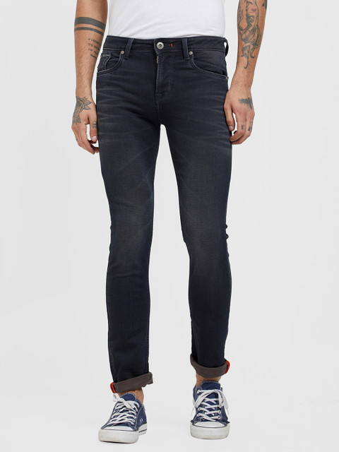 

Killer Men Navy Blue Slim Fit Mid-Rise Clean Look Jeans