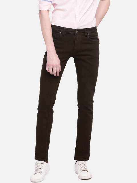 

Lawman pg3 Men Brown Slim Fit Mid-Rise Clean Look Jeans