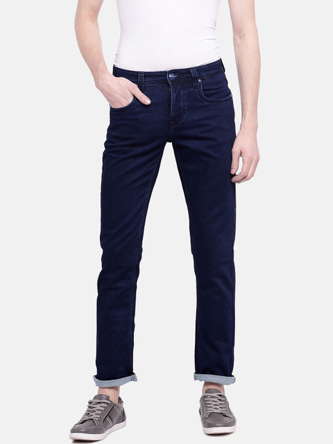 

Lawman pg3 Men Navy Blue Slim Fit Mid-Rise Clean Look Jeans