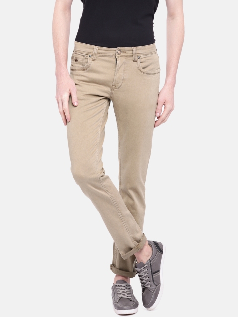 

Lawman pg3 Men Brown Slim Fit Mid-Rise Clean Look Jeans