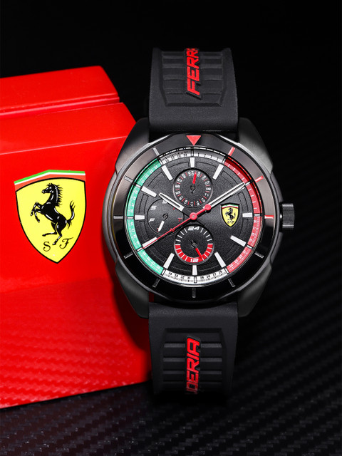 

SCUDERIA FERRARI Forza Men Black Analogue Watch 830577