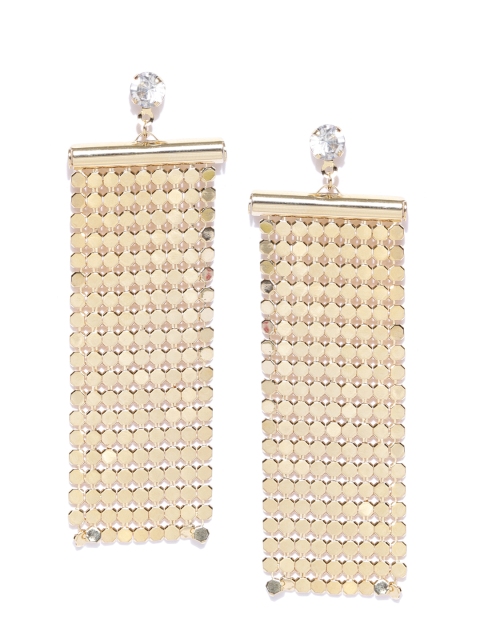 

Blueberry Gold-Plated Contemporary Drop Earrings