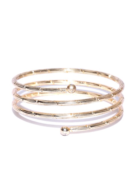 

Blueberry Gold-Plated Wraparound Bracelet