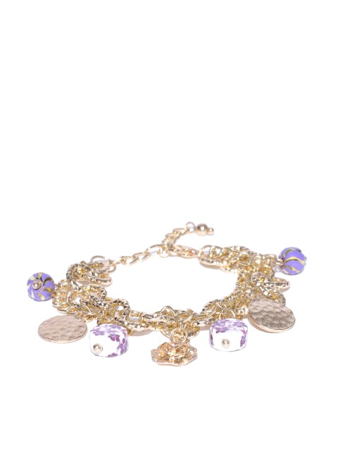 

Blueberry Gold-Plated Charm Bracelet