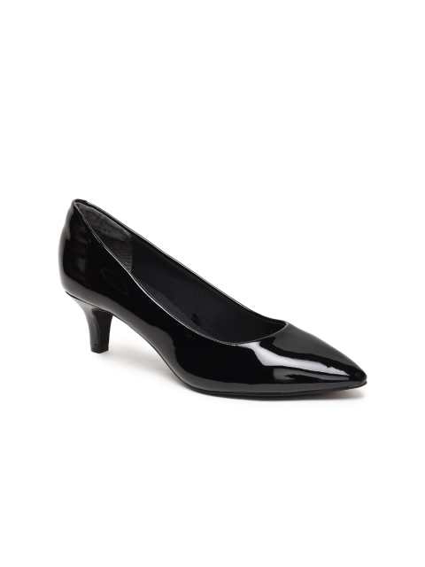 

Ruosh Women Black Solid Pumps