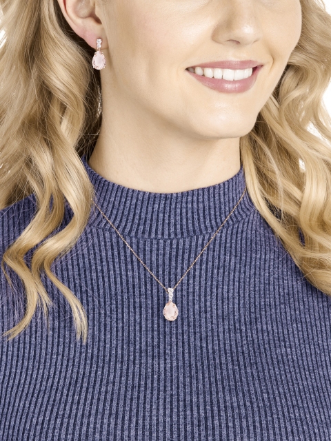 

SWAROVSKI Women Rose Gold-Toned Vintage Set