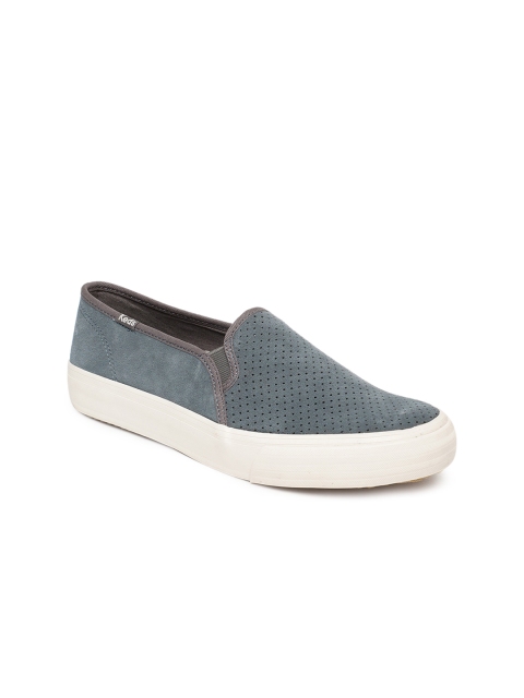 

Keds Women Blue Slip-On Suede Sneakers
