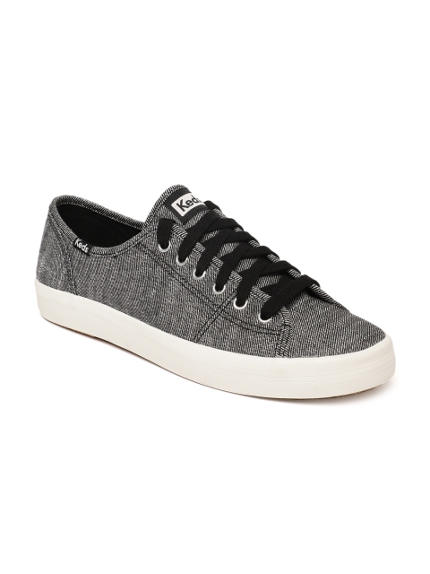 

Keds Women Charcoal Denim Twill Sneakers