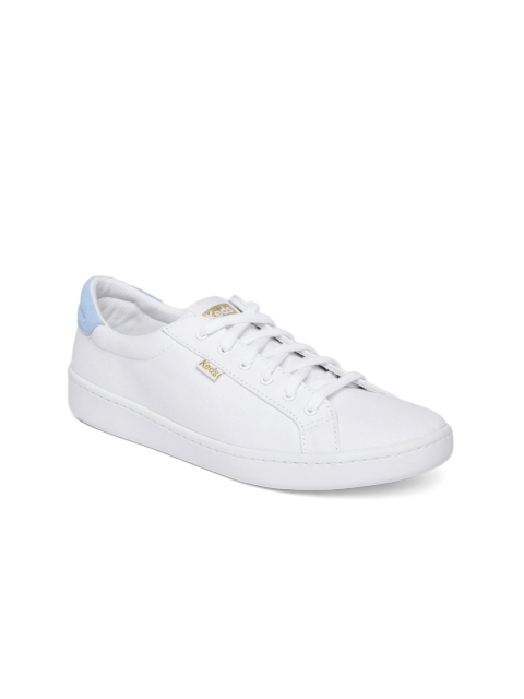 

Keds Women White Solid Sneakers