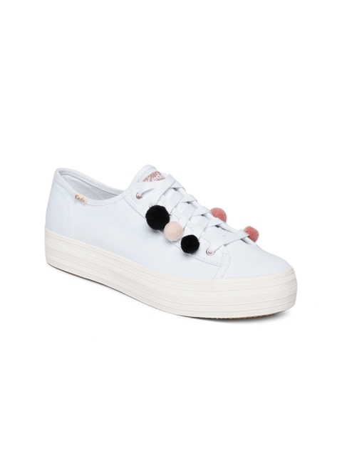 

Keds Women White Solid Sneakers