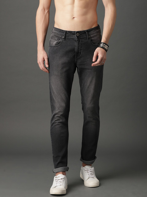 

Roadster Men Black Regular Fit Mid-Rise Clean Look Stretchable Jeans