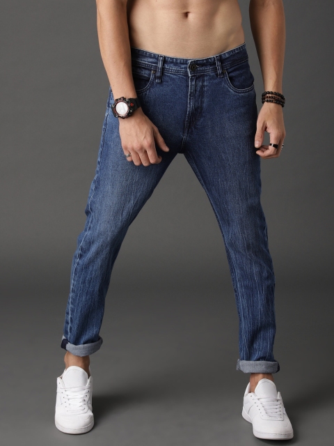 

Roadster Men Blue Skinny Fit Mid-Rise Clean Look Stretchable Jeans