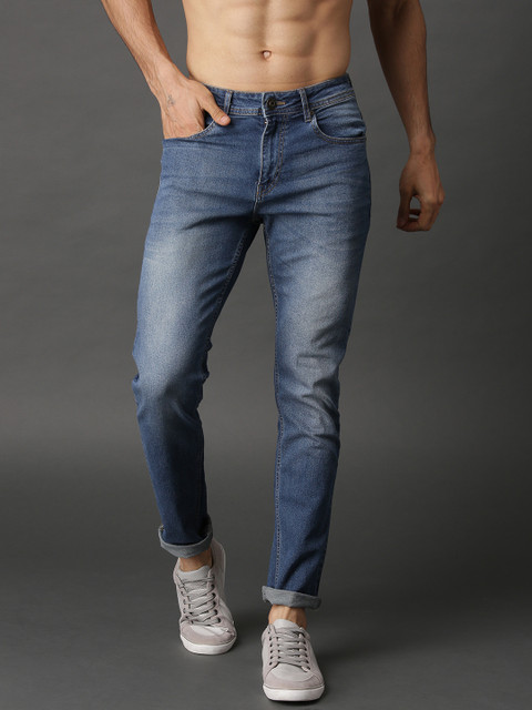 

Roadster Men Blue Regular Fit Mid-Rise Clean Look Stretchable Jeans