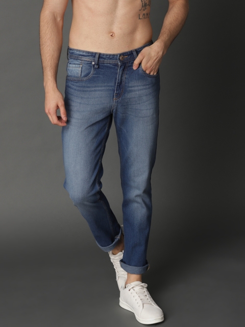 

Roadster Men Navy Blue Slim Fit Mid-Rise Clean Look Stretchable Jeans