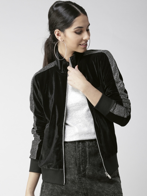 

GAS Women Black Solid Sweatshirt