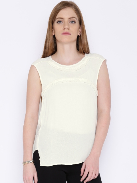 

Vero Moda White Sheer Top