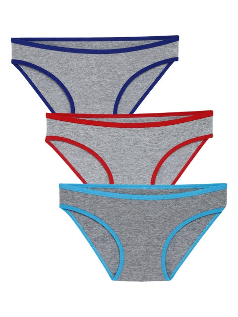 

Leading Lady Girls Pack of 3 Assorted Printed Hipster Briefs Mp02-kid