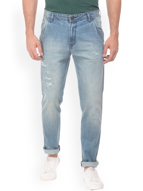 

Cherokee Men Blue Tapered Fit Low-Rise Mildly Distressed Jeans