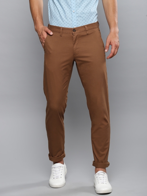 

Louis Philippe Sport Men Brown Slim Fit Solid Chinos