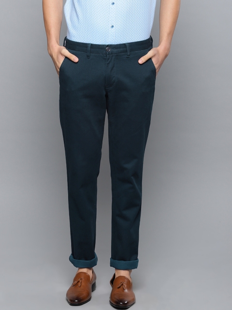 

Louis Philippe Sport Men Navy Slim Fit Solid Regular Trousers, Navy blue