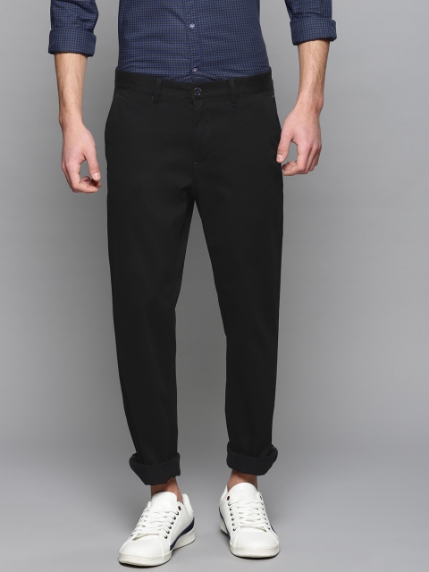 

Louis Philippe Sport Men Black Slim Fit Solid Regular Trousers