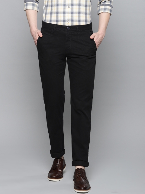 

Louis Philippe Sport Men Black Slim Fit Solid Regular Trousers