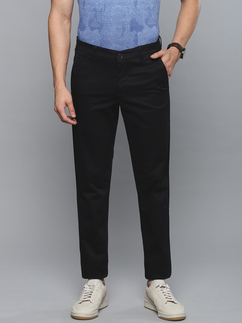 

Louis Philippe Sport Men Black Regular Fit Solid Regular Trousers