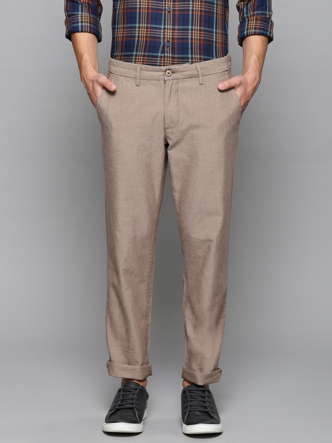 

Louis Philippe Sport Men Brown Slim Fit Solid Regular Trousers