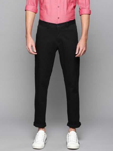 

Louis Philippe Sport Men Black Slim Fit Solid Chinos