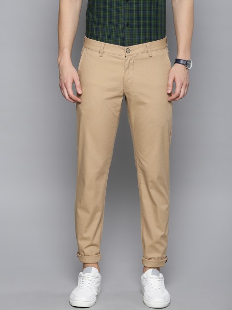 

Louis Philippe Sport Men Beige Slim Fit Solid Regular Trousers