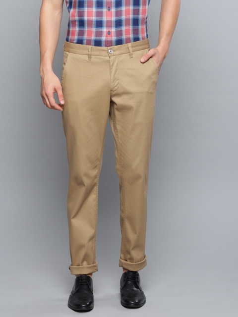 

Louis Philippe Sport Men Khaki Slim Fit Solid Regular Trousers