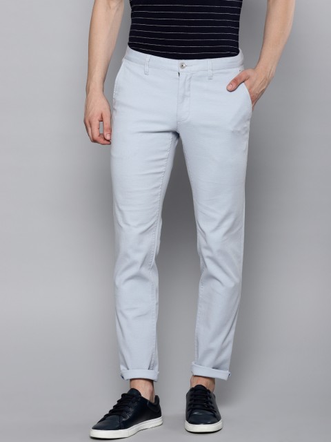 

Louis Philippe Sport Men Blue Slim Fit Solid Chinos