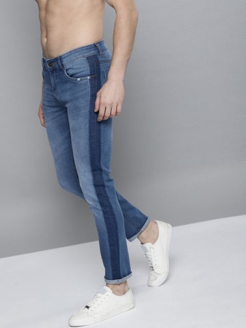 

Kook N Keech Men Blue Skinny Fit Mid-Rise Clean Look Stretchable Jeans