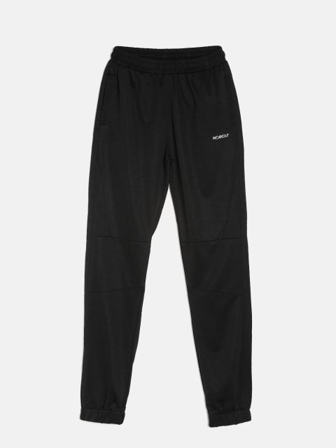 

Sweet Dreams Boys Black Solid Slim Fit Joggers