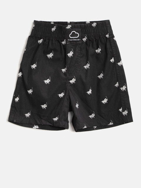 

Sweet Dreams Boys Black & Grey Printed Boxer BB-592618