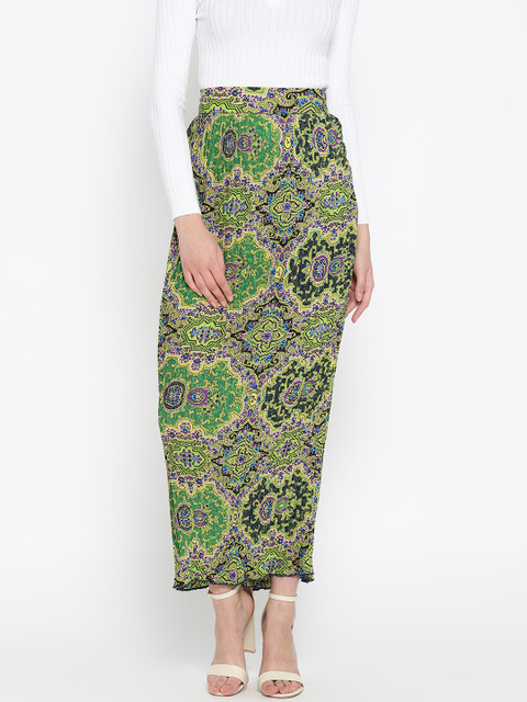 

Tokyo Talkies Multicoloured Printed Maxi Skirt, Multi