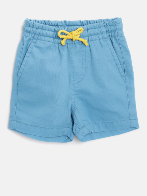 

United Colors of Benetton Boys Blue Solid Regular Fit Shorts