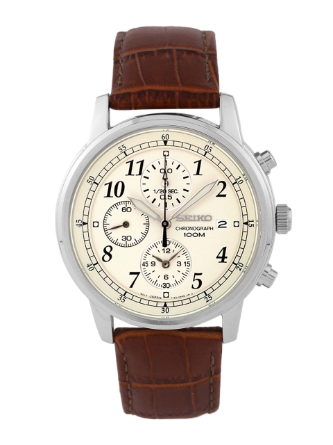 

SEIKO Chronograph Men Off White Analogue watch SNDC31P1