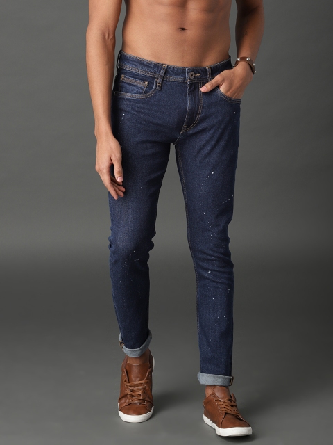 

Roadster Men Blue Skinny Fit Mid-Rise Clean Look Stretchable Jeans