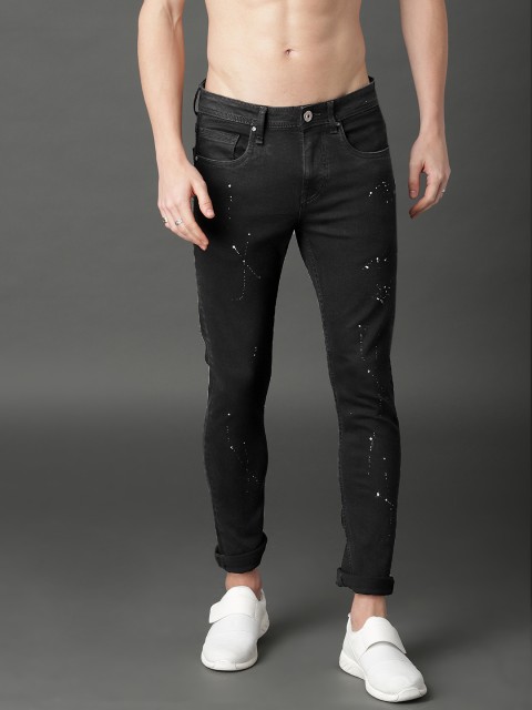 

Roadster Men Black Skinny Fit Mid-Rise Clean Look Stretchable Jeans