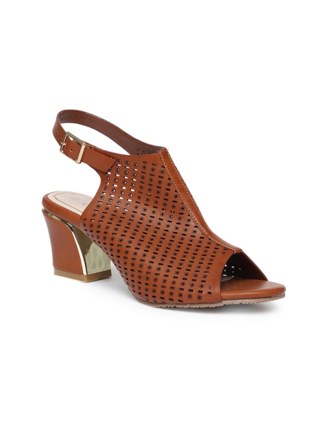 

CODE by Lifestyle Women Tan Brown Solid Peep Toes