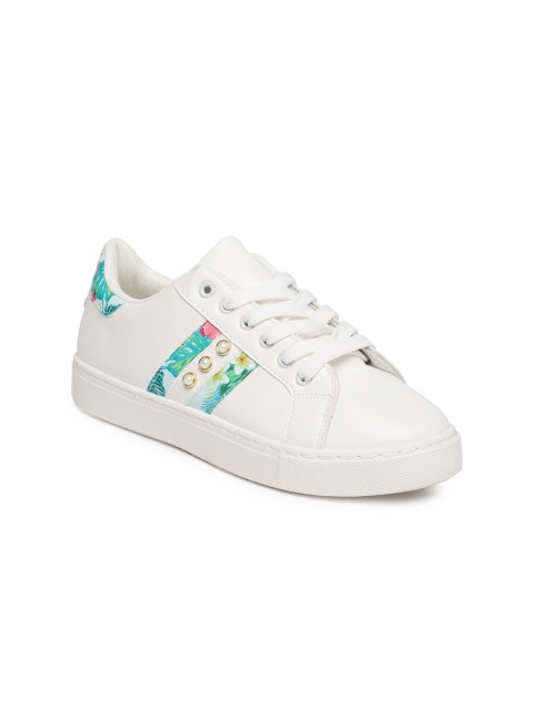 

Ginger by Lifestyle Women White Sneakers