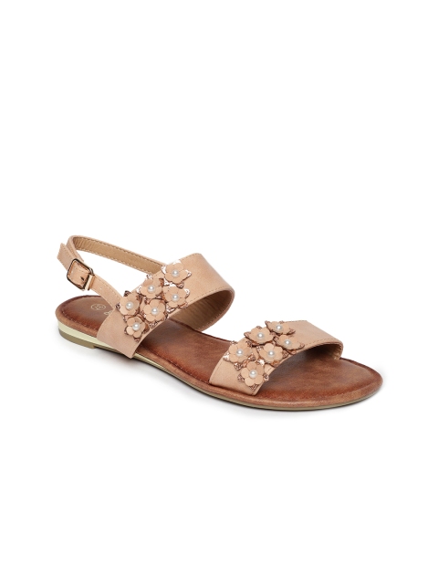 

Ginger by Lifestyle Women Beige Open Toe Flats