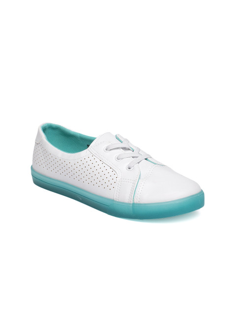 

Ginger by Lifestyle Women Teal & White Sneakers